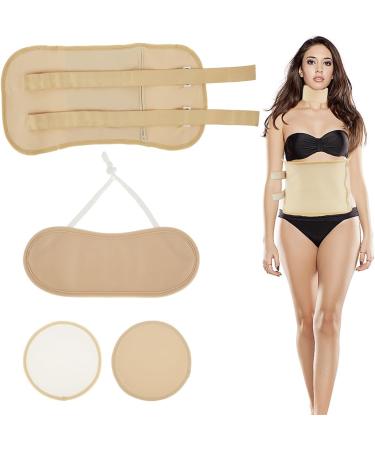 3Pcs Neck Waist Essential Oil Pack Set with Chest Pads Washable Reusable Essential Oil Wrap Leakproof Oil Pack Wrap Adjustable Soft Oil Pack for Waist Neck Chest |(Suit one Khaki) Suit one Khaki - Buy Online on SooperMarket.com