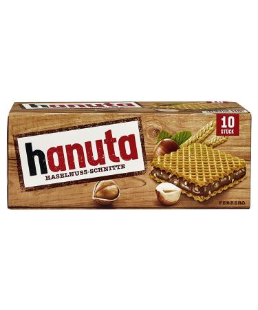 Ferrero Hanuta Wafers - 10 Pieces (220g) | Delicious Hazelnut Chocolate Snack - Buy Online Worldwide - Buy Online on SooperMarket.com