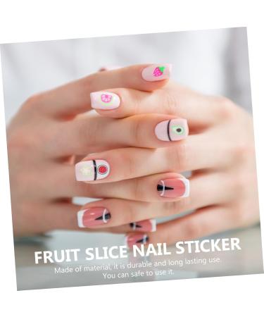 Gogogmee 24 Boxes Fruit Slice DIY Manicure Fruit Nail Slices Beads for Bracelets Fruit Stickers Cellphone Craft Slice Fruit Slices Nail Sticker Manicure Tips Slices Candy Decor Bangle Shine - Buy Online on SooperMarket.com