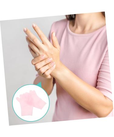 minkissy 3 Pairs Moisturizing Gloves Hands Night Mittens Exfoliating Glove Gloves Overnight Night Gloves Cream Gloves Softening Grade Anti-Wrinkle Gloves Spa Sebs Pink - Buy Online on SooperMarket.com