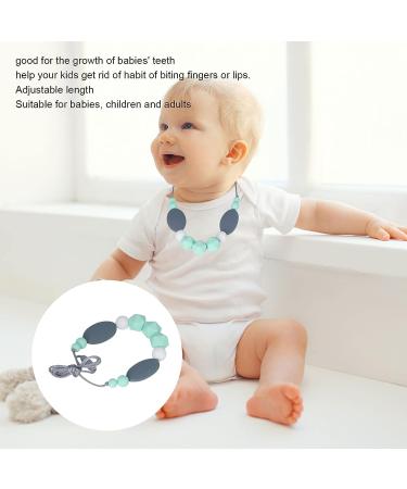 Sensory Chew Necklace for Kids - Silicone Teething Necklace for Boys or Girls | Adjustable Length Autism Chew Toy - Buy Online on SooperMarket.com