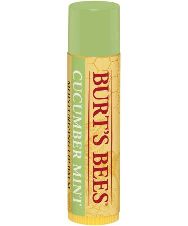 Burt's Bees 100% Natural Moisturizing Lip Balm Cucumber Mint - 2 Tubes - Buy Online on SooperMarket.com