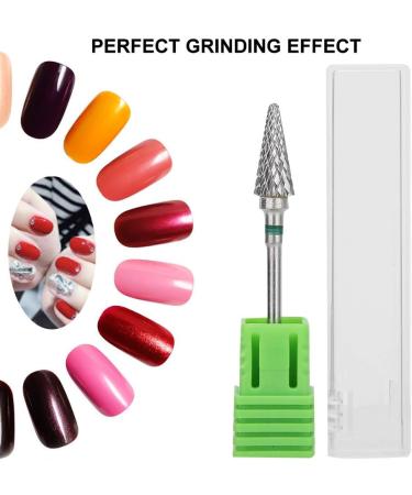 Tungsten Steel Nail Drill Bit for Manicure & Pedicure - Green Label - Buy Online on SooperMarket.com