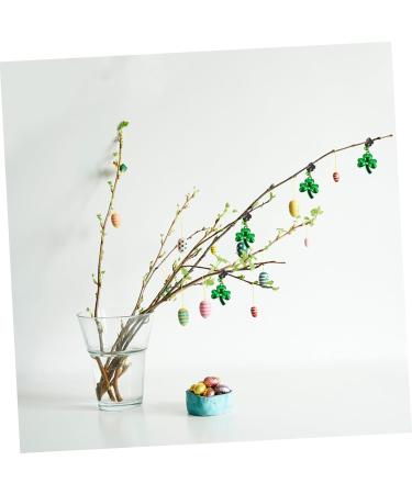 Anneome 12pcs Pendant Holder Ornament Festival Shamrock Tree Baubles Shamrocks Design Pendants Pillar - Buy Online on SooperMarket.com