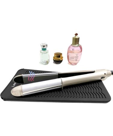 Buy Heat-Resistant Silicone Mat Bag | Perfect for Curly Bars & Hot Hair Tools | Black 28.5cm x 14cm - Buy Online on SooperMarket.com
