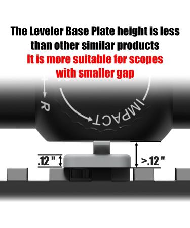 Scope Leveler Combo for Precise Scope Alignment in One-Piece Mounts or Varying Height Rings - Buy Online on SooperMarket.com