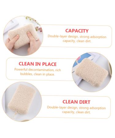 4 Pcs Moisturizing Bath Sponges & Scrubber Gloves - Natural Loofah Body & Face Wash - Soft Shower Sponges for Ultimate Cleanliness - Buy Online on SooperMarket.com