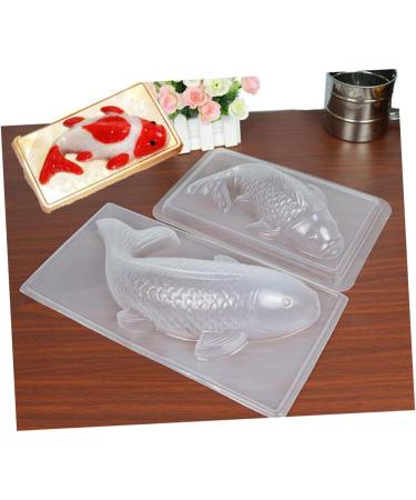CIYODO 10pcs Silicone Molds Silicone Candy Mold Fish Cake Chocolate Mold Rice Cake Koi Carp Chinese Style - Buy Online on SooperMarket.com
