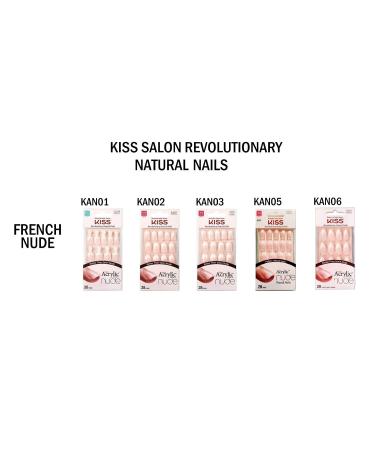 KISS Salon Acrylic Nude 28 Nails 3 Pack - 28 Count - Buy Online on SooperMarket.com