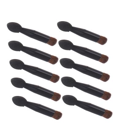 Housoutil 10pcs Double Ended Eye Shadow Stick Miss Make up Brush
