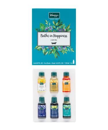 Kneipp 6 Piece Herbal Bath Oil Set  6 x 20 Milliliter Bottles