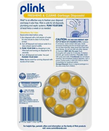 Garbage Disposal Cleaner & Deodorizer - 10 Lemon Treatments - Buy Online on SooperMarket.com