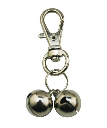 Silver Knight Loud Bells for Dog Cat Goat Pig Pet Collar Keyring Keychain Handbags Suitcase Keys