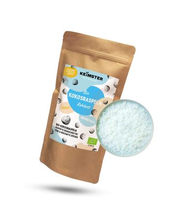 Organic coconut raspings - raw food quality - 100% natural bubblers - without added sugar - unobtrusive - pleasantly exotic taste - versatile - plastic -free packaging - 250 g