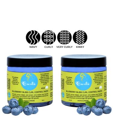 Curls Blueberry Bliss Curl Control Paste 4oz - Pack of 2 | Define & Style Your Curls - Buy Online on SooperMarket.com