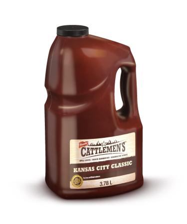 Cattlemen's Kansas City Classic BBQ Sauce 3.78 L | Real Authentic American BBQ Sauce | Made with Thick Rich Tomato Paste