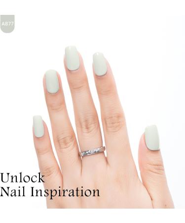 MAYCHAO 15ML Gel Nail Polish 1Pc Grey Green Gel Polish Soak Off UV LED Grey Nail Gel Polish Nail Art Starter Manicure Salon DIY at Home 0.5 OZ Grey-green - Buy Online on SooperMarket.com
