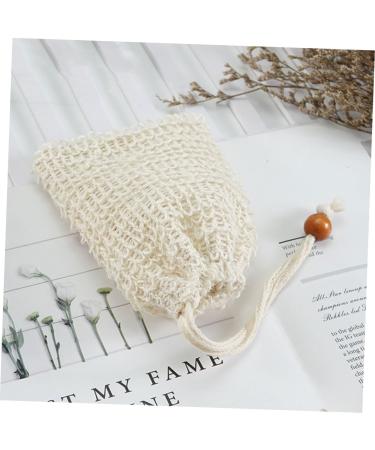 FRCOLOR 10 Pcs Mesh Soap Bags - Soap Saver Pouches & Soap Holders for Foaming & Bathing - Durable Cotton Drawstring & Sisal Design - Buy Online on SooperMarket.com