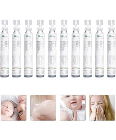 10pcs Saline Solution for Inhalation - Easy Nasal Cleansing for Babies & Adults - Buy Online on SooperMarket.com