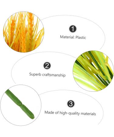 Zerodeko 4pcs Simulated Ears of Wheat Dried Wheat Stems Wheat Floral Arrangement Wheat Bouquets Fall Decorations Dry Flowers for Decoration Dried Wheat Sheaves Home Artificial Plastic Plant - Buy Online on SooperMarket.com