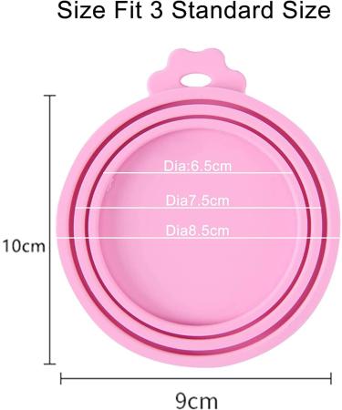 4 PCS Tin Can Lids for Pet Food Cover Silicone Tins Lid Cat Food Storage Cans Sealer Universal Size Cap for Pets Food Toppers Lids 4 Colors - Buy Online on SooperMarket.com