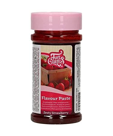 Funcake's taste touch cream cheese strawberry: food paste great taste perfect for decorating cakes suitable for dough and fillings.120 g.