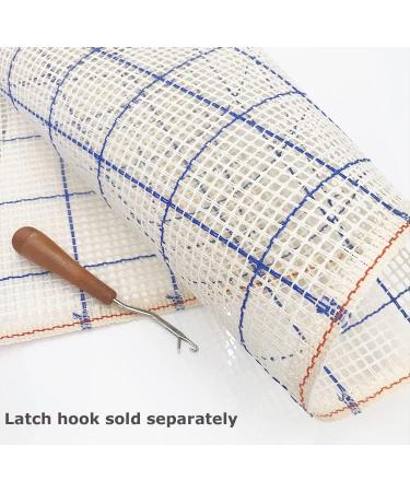 Zweigart Locker Hook/Latch Hook Rug Canvas, 3.75 Mesh, 36''x60'', Blue Grid Multicolor - 1136/146B - Buy Online on SooperMarket.com