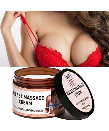 BlueQueen Breast Enhancement Cream 50g Natural Breast Enlargement Cream for Breast Growth & Bigger Breast Boob Cream with Gentle Formula to Lift Firm & Tighten Breast - 1.76floz