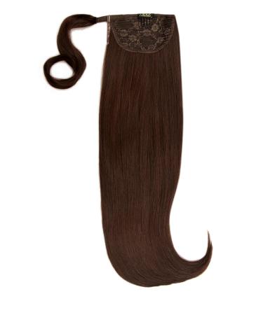 Luxury Gold 22'' 120g Human Hair Pony -12 Golden Brown