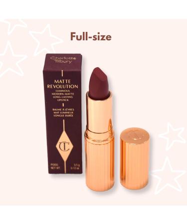 Buy Charlotte Tilbury Matte Revolution Lipstick M.I. Kiss - Long Lasting Berry Red Matte Lip Color | International Shipping Available - Buy Online on SooperMarket.com