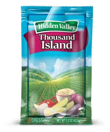 Hidden Valley Original Thousand Island Portion Salad Dressing Packets, 1.5 Oz - 21 Pack