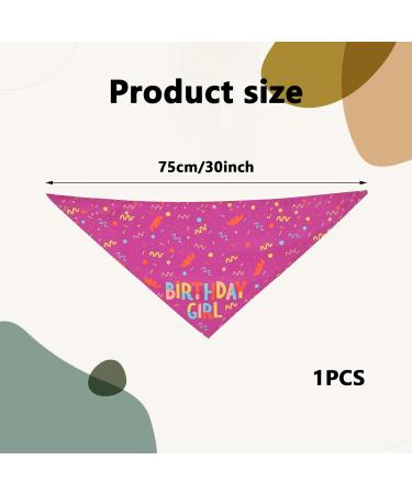 NPQ Pink Dog Birthday Bandana Adjustable Pet Birthday Bandana for Samll Dog Cat Pig Ect Your Pet's Special Day for Small Pets Birthday Party Supplies - Buy Online on SooperMarket.com