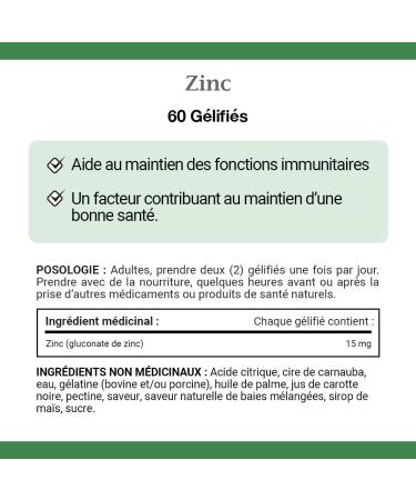 Nature's Bounty Zinc Gummies Mixed Berry Flavour 60 Gummies - Buy Online on SooperMarket.com
