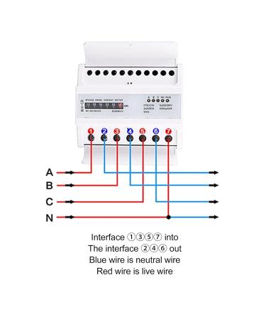 Electronic Energy Meter 20A-80A: Small Volume, Accurate Measurement for Household - Digital Energy Meter - Buy Online on SooperMarket.com
