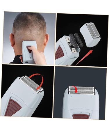 Angoily Rechargeable Electric Shaver & Nose Hair Trimmer for Men - Portable Travel Beard Trimmer - Buy Online on SooperMarket.com
