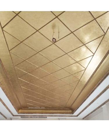 KINNO Imitation Gold Foil Sheets - 100 Sheets for Arts, Crafts, and Gilding - 5.1x5.3 Inches - Buy Online on SooperMarket.com