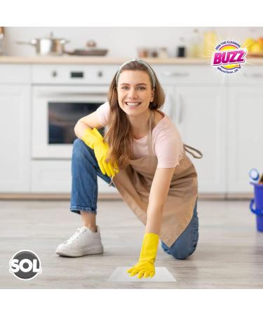 30 Pack Buzz All Floor Wipes Apple - Ultra Strong Wood Floor Cleaning Wipes - Quick Drying, Dust Magnet, Suitable for Laminate & Wooden Floors - Buy Online on SooperMarket.com
