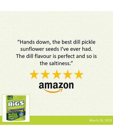 Bigs Sunflower Seeds Dill Pickle Flavour - 24x140g Bags 24 Count 140g (Pack of 24) Dill Pickle - Buy Online on SooperMarket.com