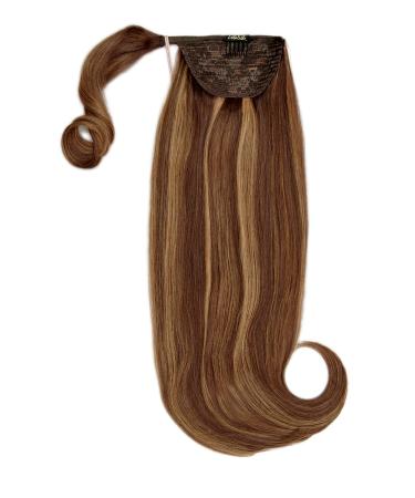 Luxury Gold 22'' 120g Human Hair Pony -P8-26 Blondette