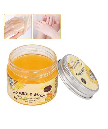 50g Milk Honey Exfoliating Hand Care Mask - Moisturizing Hand Wax for Soft Hands - Foot & Hand Care - Buy Online on SooperMarket.com