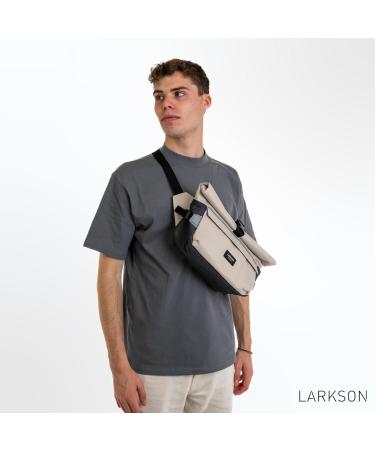Buy Larkson Handlebar Pocket Bike Beige - 2-in-1 Bicycle & Shoulder Bag - Water-Repellent Bike Packing Bag with Reflection - International Shipping Available - Buy Online on SooperMarket.com