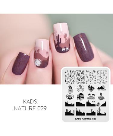 KADS Nail Art Stamping plate Nail Template Nail Art Design Tool Nail DIY Design Image Plate(NA029) - Buy Online on SooperMarket.com