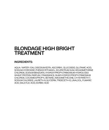 Redken Blondage High Bright Pre Treatment - Brightens Blonde Hair Instantly - Vitamin C Enhanced 8.5oz - Buy Online on SooperMarket.com