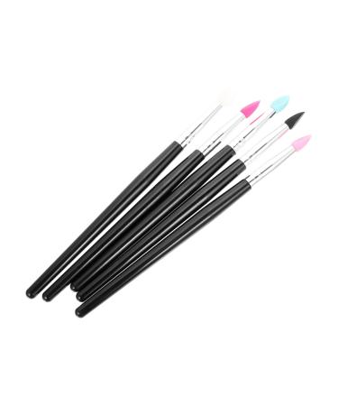 Mikinona 5pcs Silicone Eyeshadow Brush Makeup Brush Eyeshadow Makeup Sponge Makeup Tool Make up Accessories