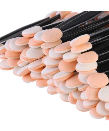 JASSINS 150 Pack Eyeshadow Applicators Disposable Eyeshadow Sponge Brush Double-Sided Eye Makeup Sponge Applicators (Skin+White) - Buy Online on SooperMarket.com