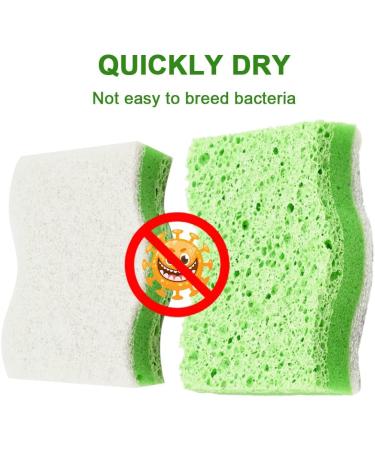 10 Natural Kitchen Sponges - Eco-Friendly Coconut & Cellulose Sponges for Sustainable Living - Buy Online on SooperMarket.com