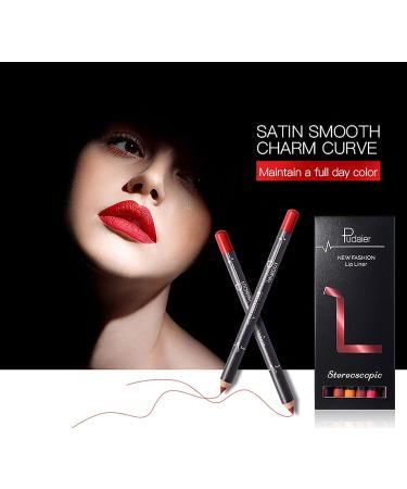 Aseawave Lip Liner Pencil Set - 12pcs High Pigmented Creamy Matte Lip Liners for Girls and Women - Lip Makeup Gift for Daily, Travel, Party, Work - Buy Online on SooperMarket.com