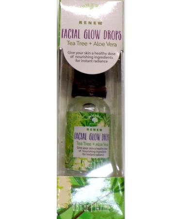 Facial Glow Drops - Tea Tree & Aloe Vera 0.5fl oz (14.7ml)