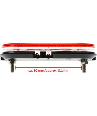 P4B Bicycle Dynamo R cklicht LED Model 539 - StVZO Approved with Parking Light & Reflector | Easy Assembly on Luggage Rack - Buy Online on SooperMarket.com