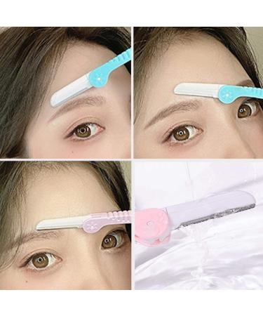 6 PCS Eyebrow Razor Facial Hair Remover Set - Makeup Tools Trimmer Shaver Kit - Buy Online on SooperMarket.com